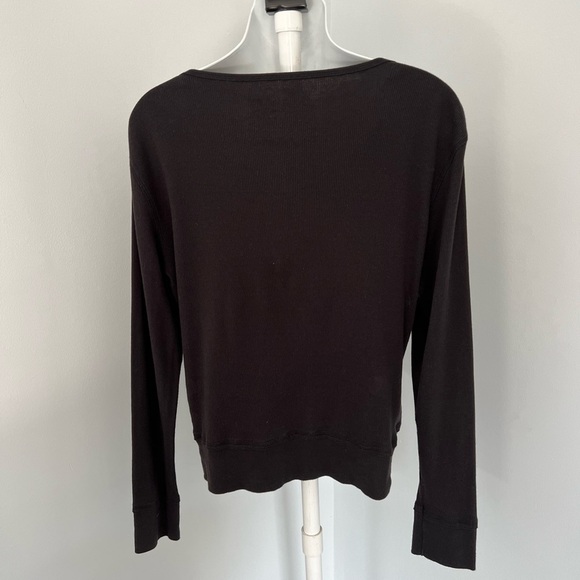 2 a Tee Boutique Black Cotton Buttondown Cardigan - Picture 6 of 10